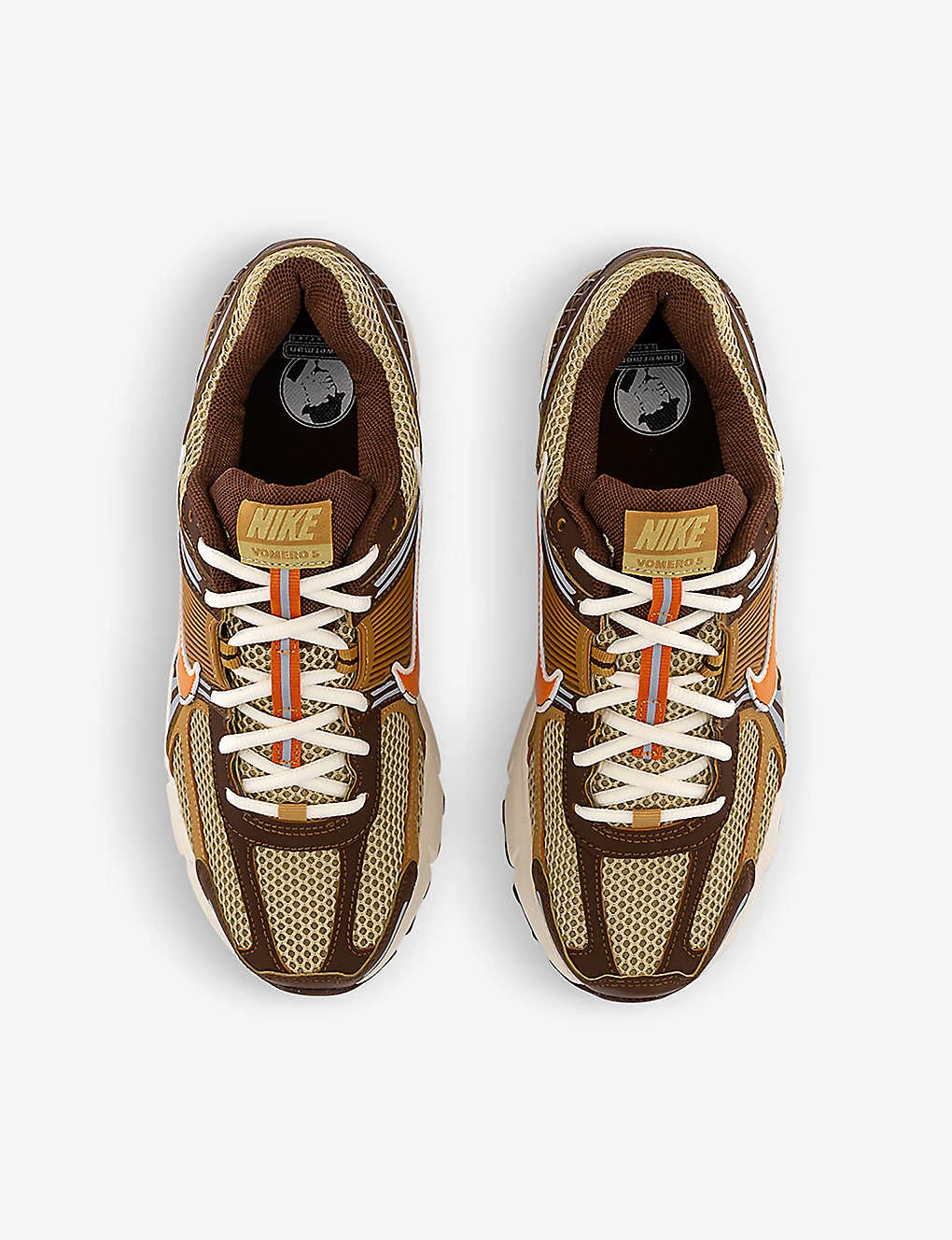 Nike Zoom Vomero 5 Logo-embossed Leather And Mesh Low-top Trainers - Image 2