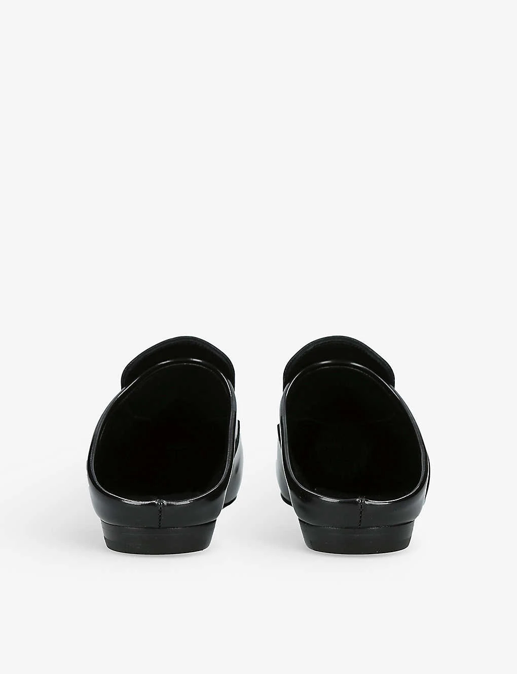Dries Van Noten Almond-toe Branded-sole Leather Mules - Image 4