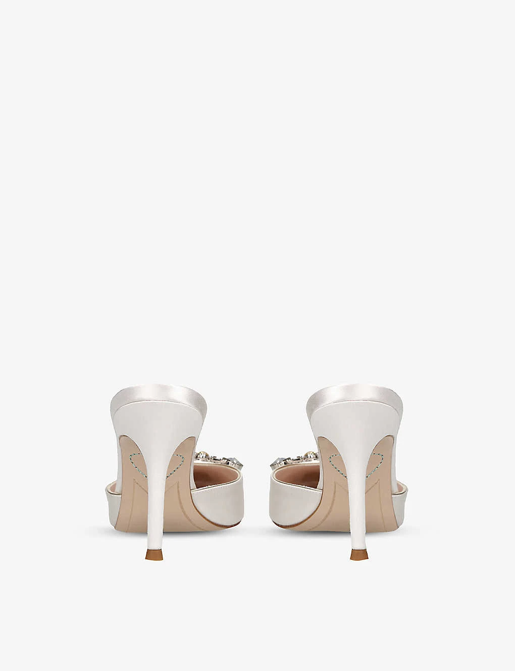 Sophia Webster Margaux Crystal-embellished Leather Heeled Mules - Image 4