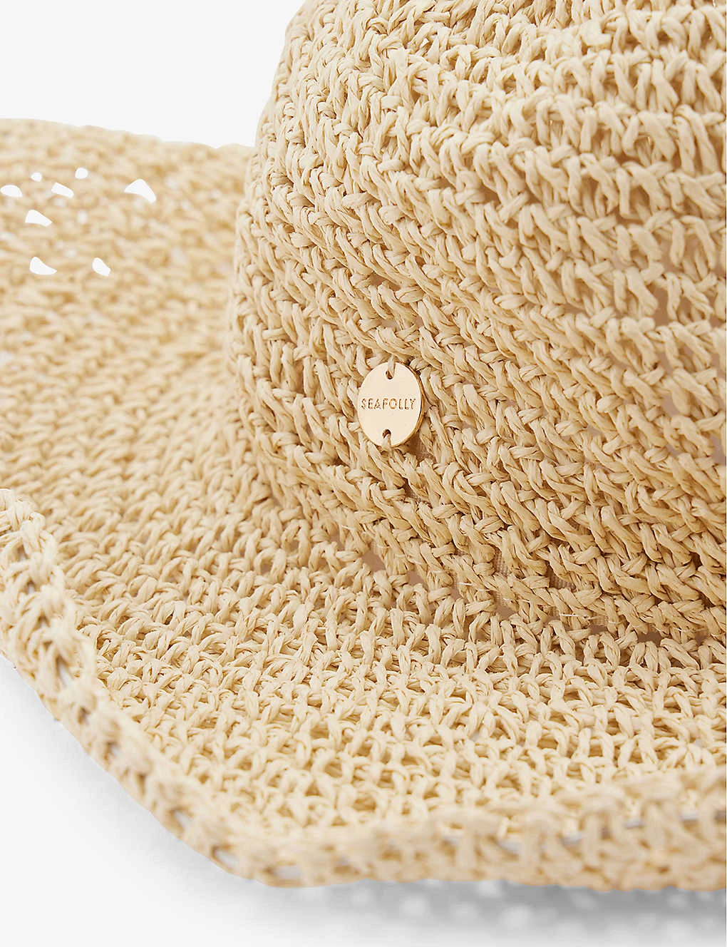 Seafolly Soleil Ruffed-brim Paper Hat - Image 2