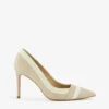 Dune Alexandria Pointed High-heeled Leather Court Shoes