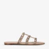 Valentino Garavani Rockstud Stud-embellished Woven Sandals