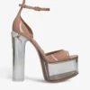 Valentino Garavani Tan-Go Platform-sole Patent-leather Heeled Sandals