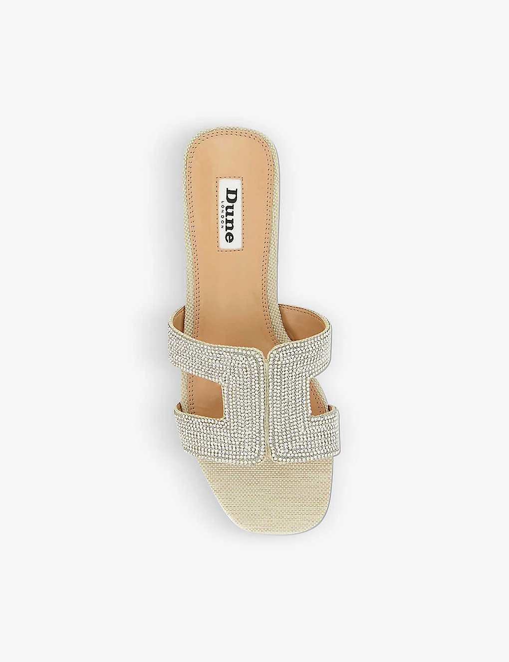 Dune Loupe Cut Out-strap Embellished Sandals - Image 2