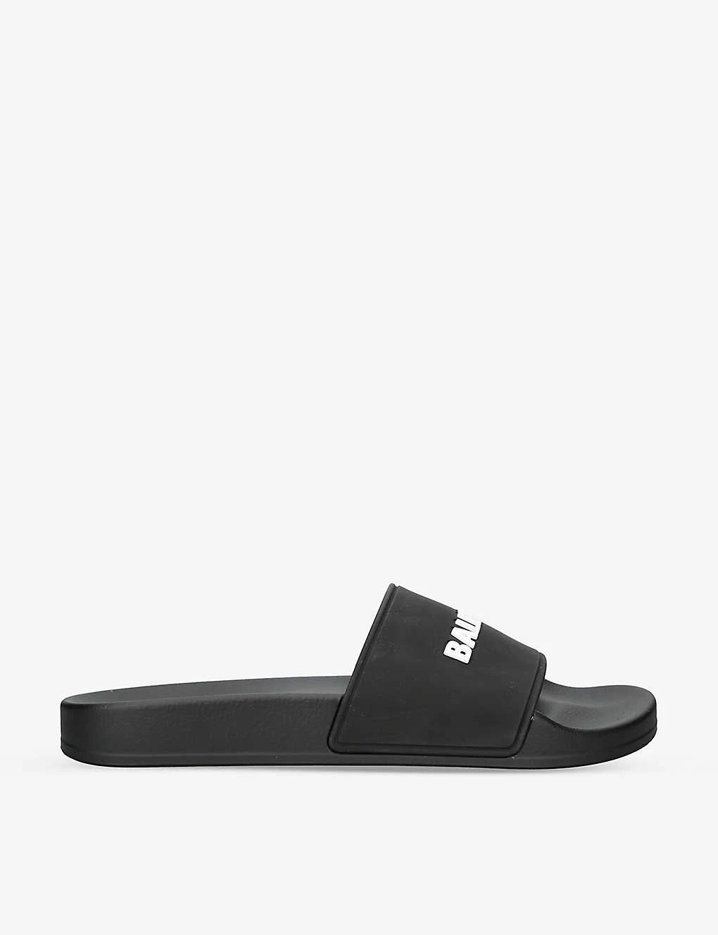 Balenciaga Logo-embossed Rubber Slides