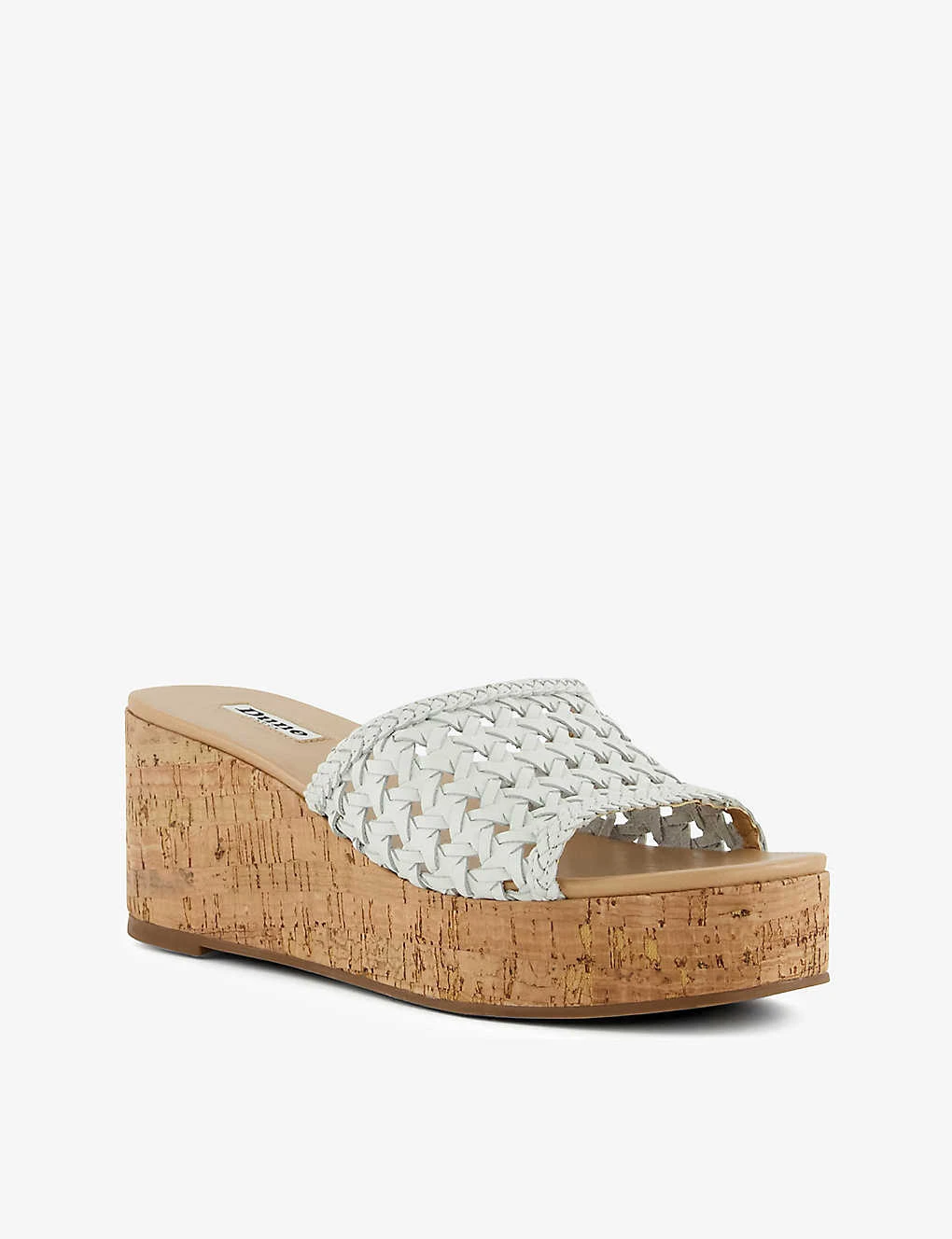 Dune Katey Lattice Leather Mules - Image 3