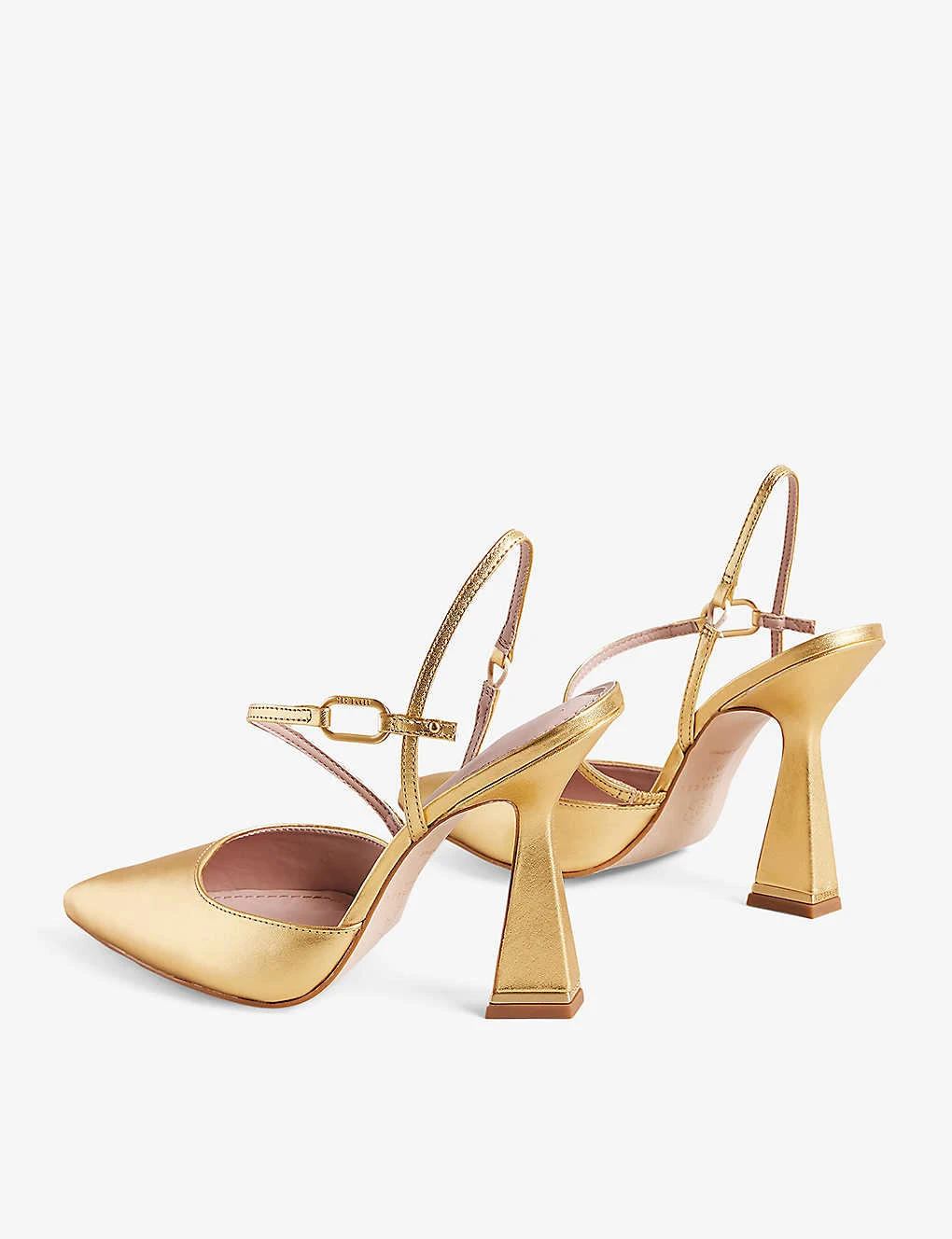 Ted Baker Coriana Geometric-heel Leather Courts - Image 3