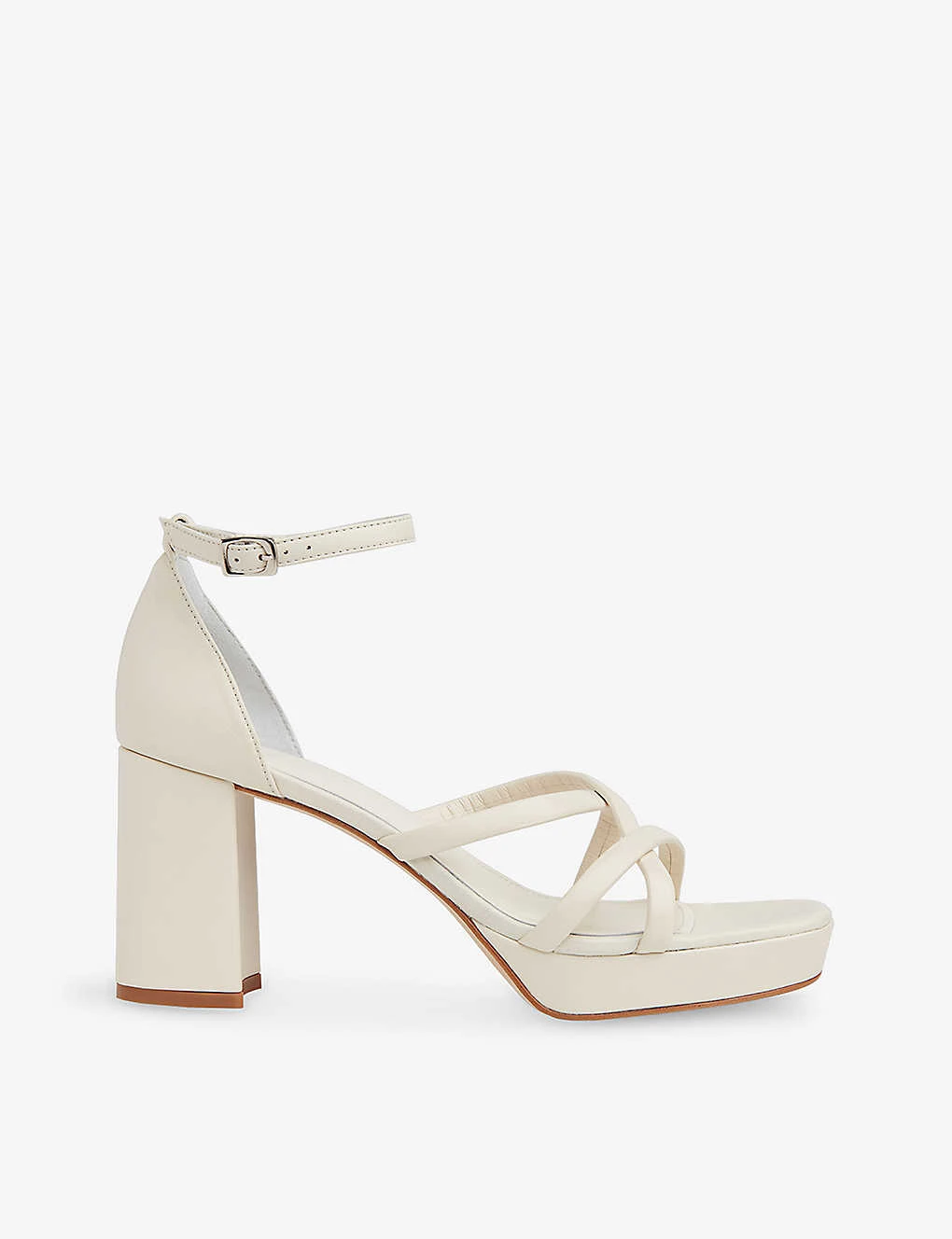 Whistles Selene Platform Leather Heeled Sandals