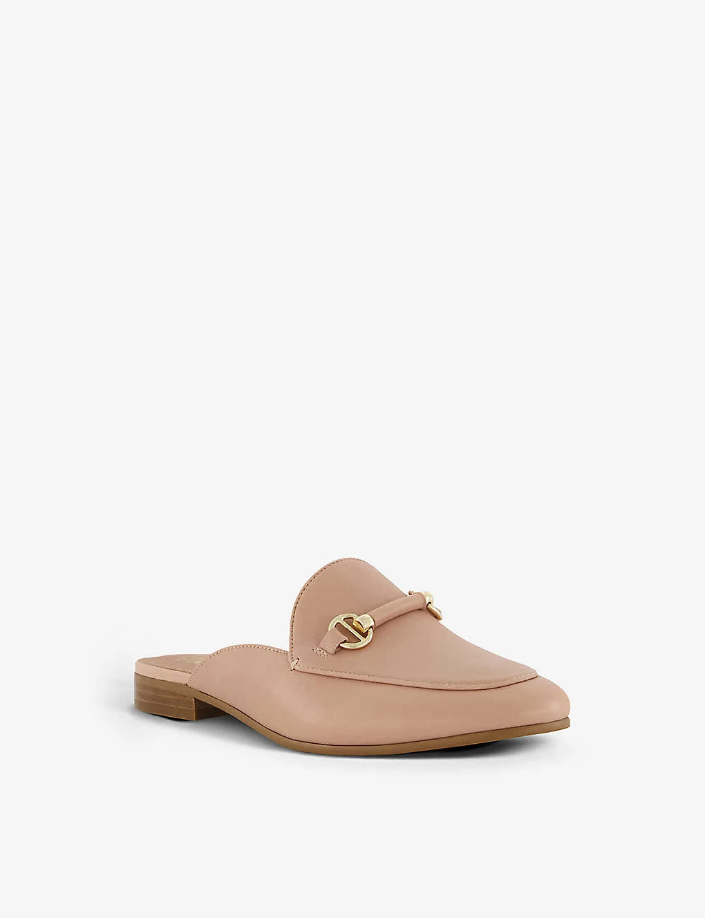 Dune Glowin Backless Horsebit-chain Leather Loafers - Image 3