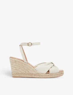 Angela Leather Espadrille Sandals