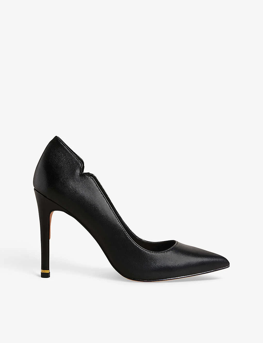 Ted Baker Cut-out Leather Heeled Courts