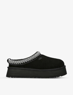 Ugg Tazz Platform Shearling-lined Suede Slippers