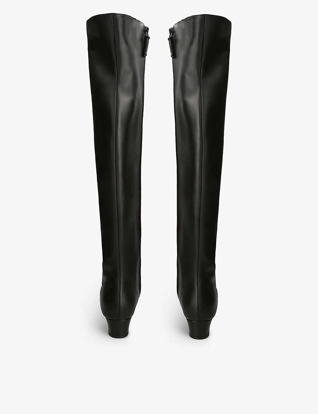 Manolo Blahnik Porreta 30 Knee-high Leather Boots - Image 3