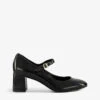 Dune Alenna Block-heel Mary Jane Faux-leather Courts