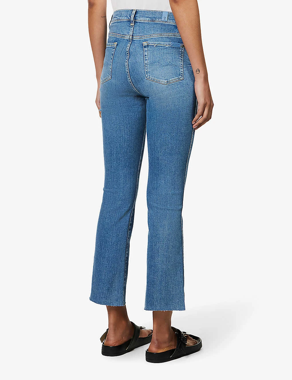 7 For All Mankind Slim Kick Mid-rise Stretch-denim Jeans - Image 4