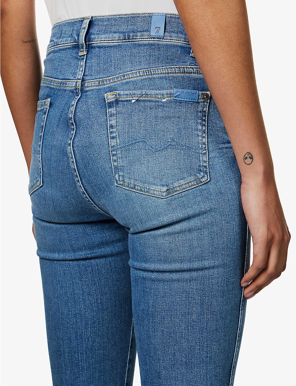 7 For All Mankind Slim Kick Mid-rise Stretch-denim Jeans - Image 6