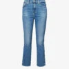 7 For All Mankind Slim Kick Mid-rise Stretch-denim Jeans