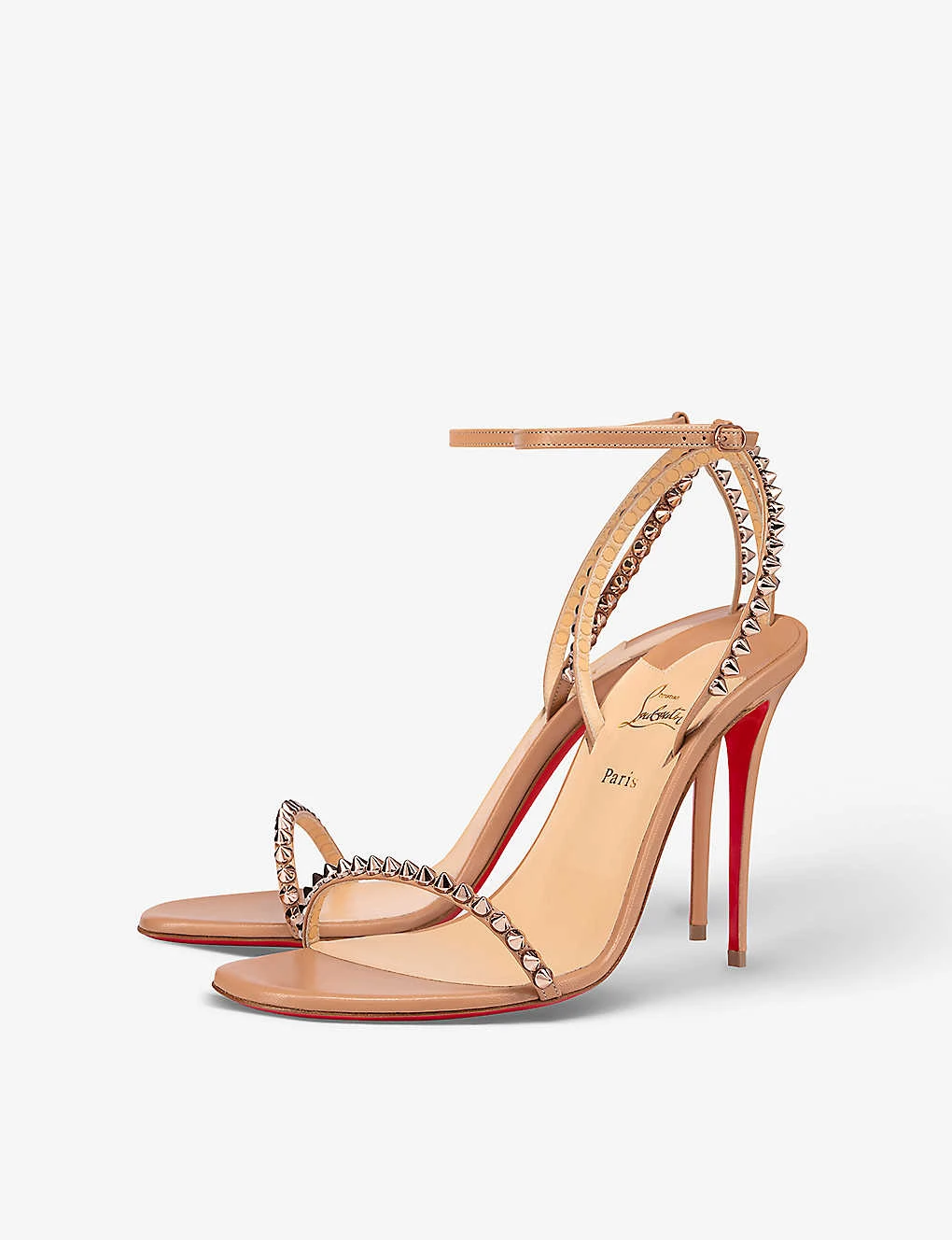 Christian Louboutin So Me 100 Leather Heeled Sandals - Image 3