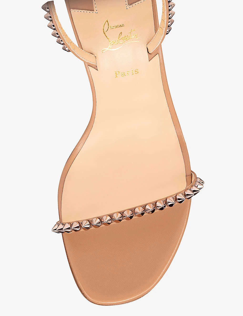 Christian Louboutin So Me 100 Leather Heeled Sandals - Image 4