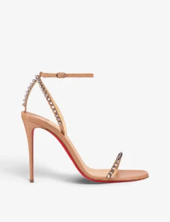 Christian Louboutin So Me 100 Leather Heeled Sandals