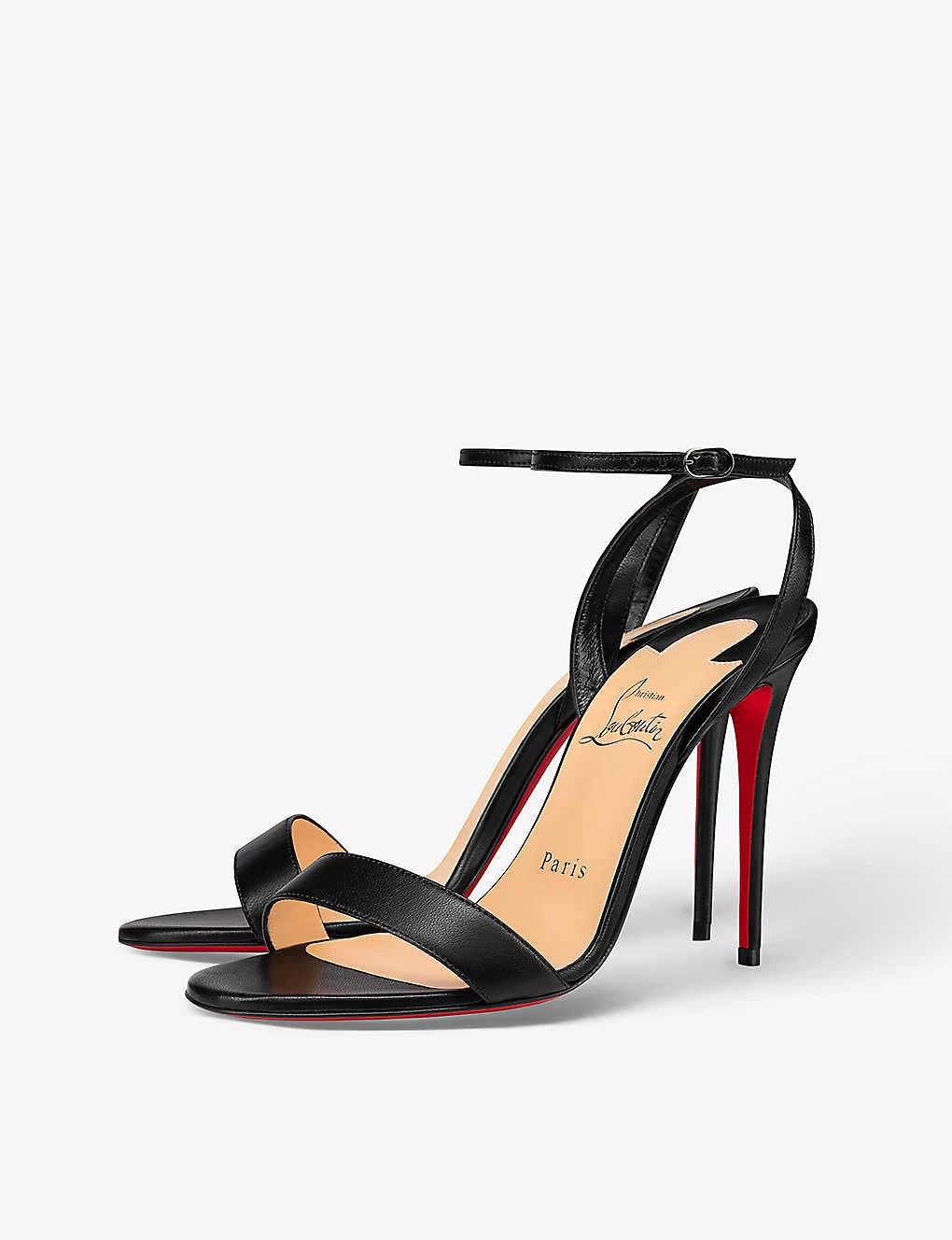 Christian Louboutin Loubigirl 100 Leather Heeled Sandals - Image 3