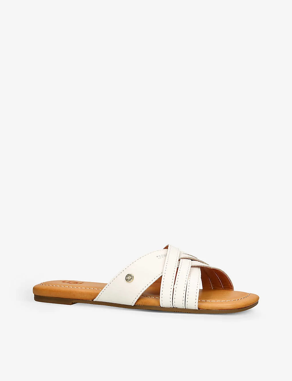 Ugg Kenleigh Cross-over Strap Leather Sandals - Image 3