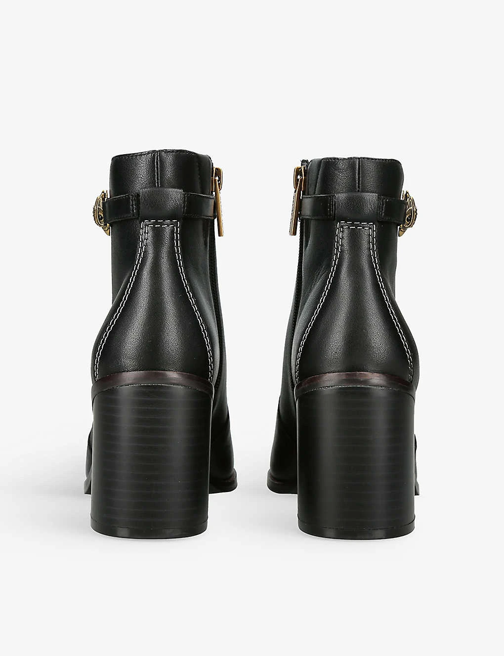 Kurt Geiger London Shoreditch Eagle-motif Leather Ankle Boots - Image 4