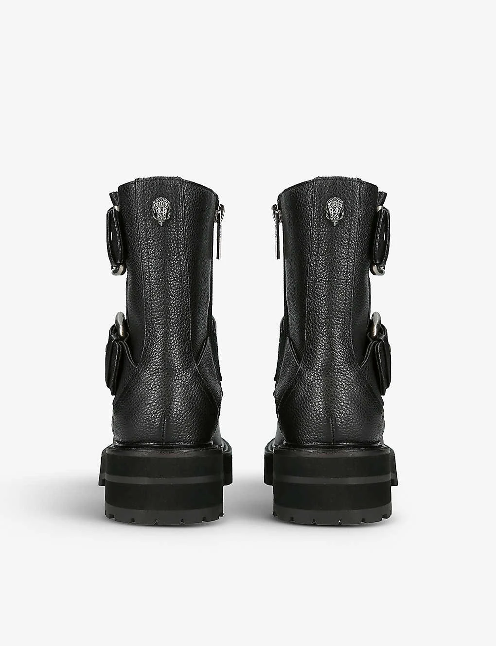 Kurt Geiger London Hackney Buckle-embellished Leather Ankle Boots - Image 4