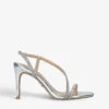 Steve Madden Ratify Embellished Metallic Faux-leather Sandals