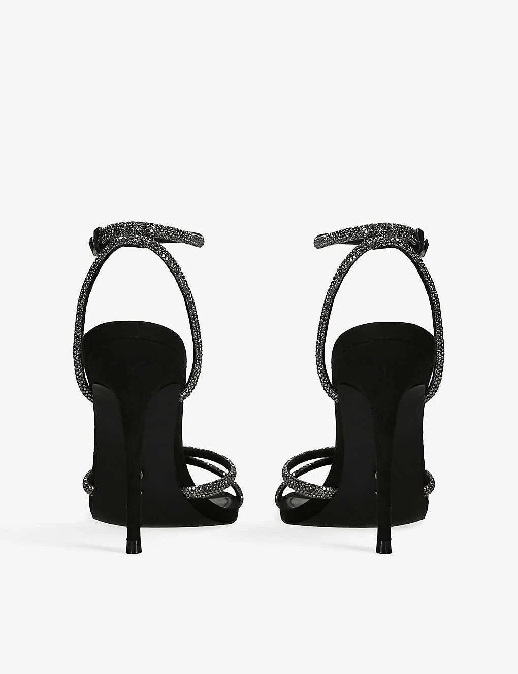 Steve Madden Bryanna Rhinestone-embellished Stiletto-heel Woven Sandals - Image 4