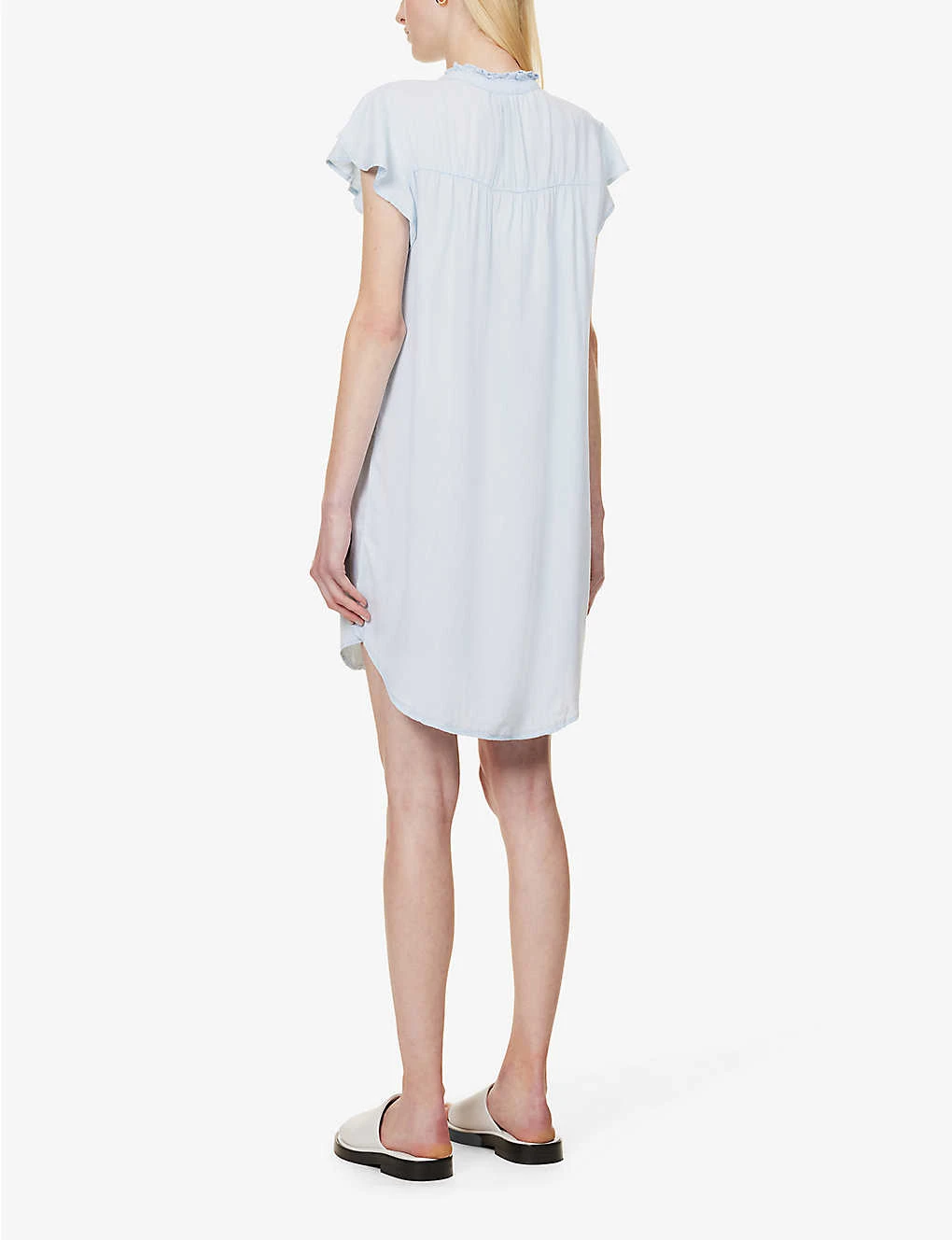 RAILS Kat Flutter-sleeve Woven Mini Dress - Image 4