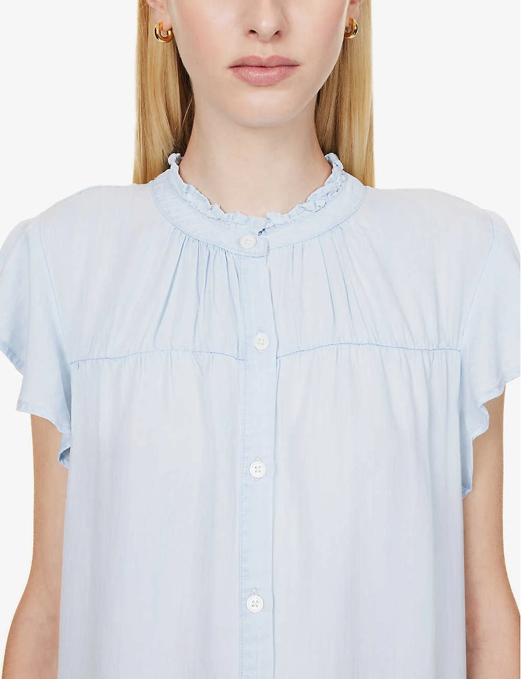 RAILS Kat Flutter-sleeve Woven Mini Dress - Image 6