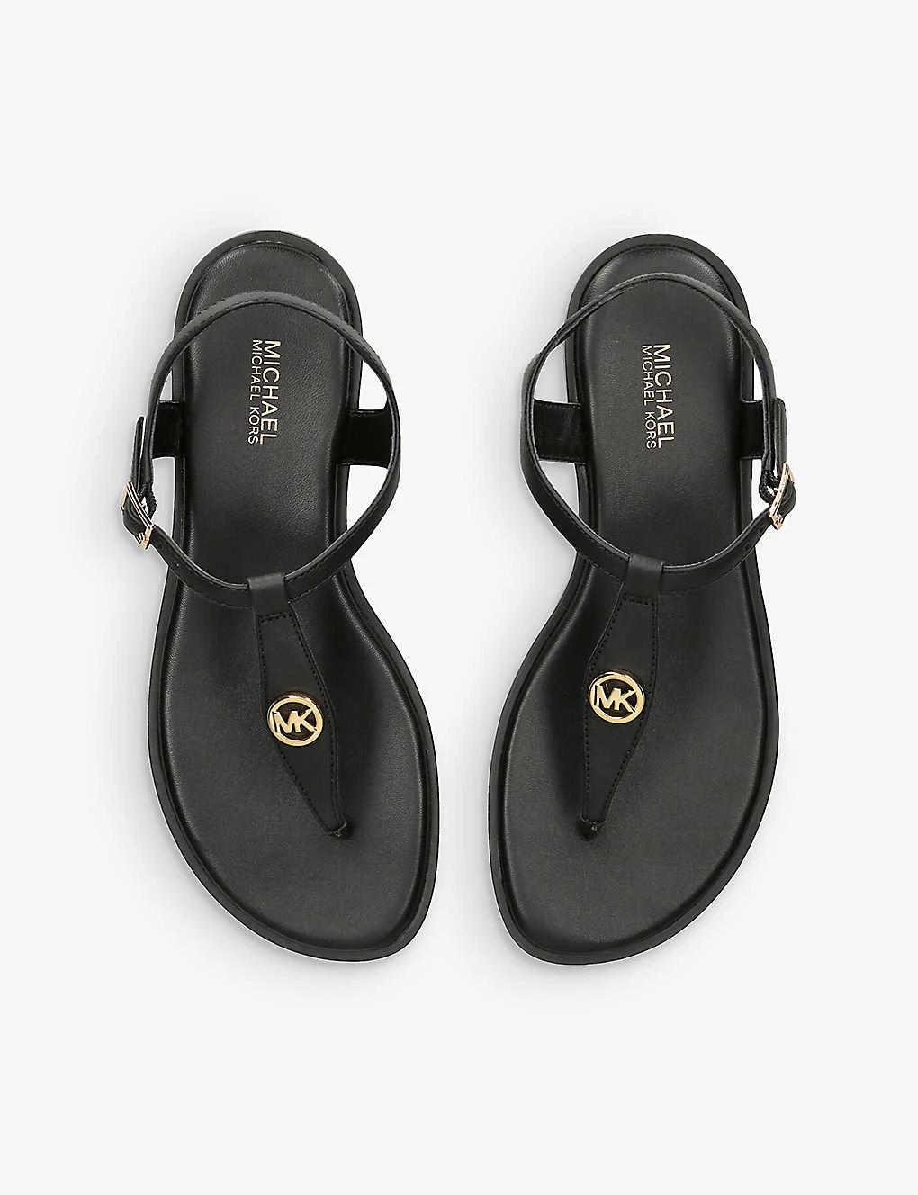 MICHAEL Michael Kors Mallory Open-toe Leather Thong Sandals - Image 2