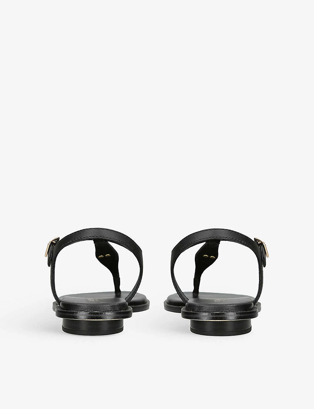 MICHAEL Michael Kors Mallory Open-toe Leather Thong Sandals - Image 4