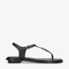 MICHAEL Michael Kors Mallory Open-toe Leather Thong Sandals