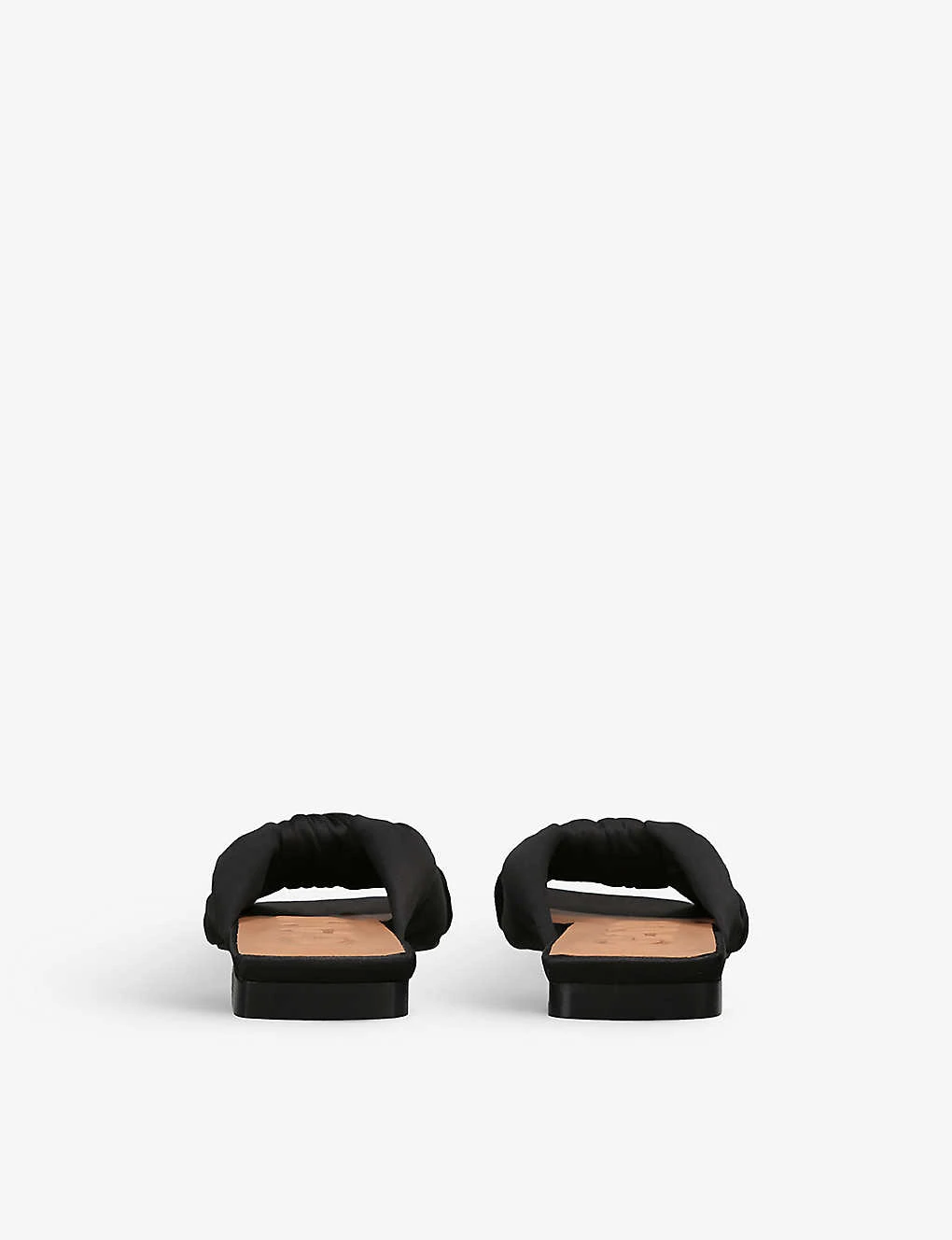 Ganni Soft Knot Recycled-polyester Mules - Image 4