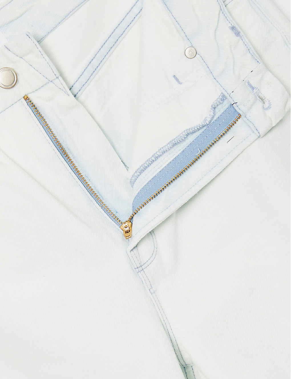 GOOD AMERICAN Good Boy Side-split Relaxed-fit Denim-blend Jeans - Image 7