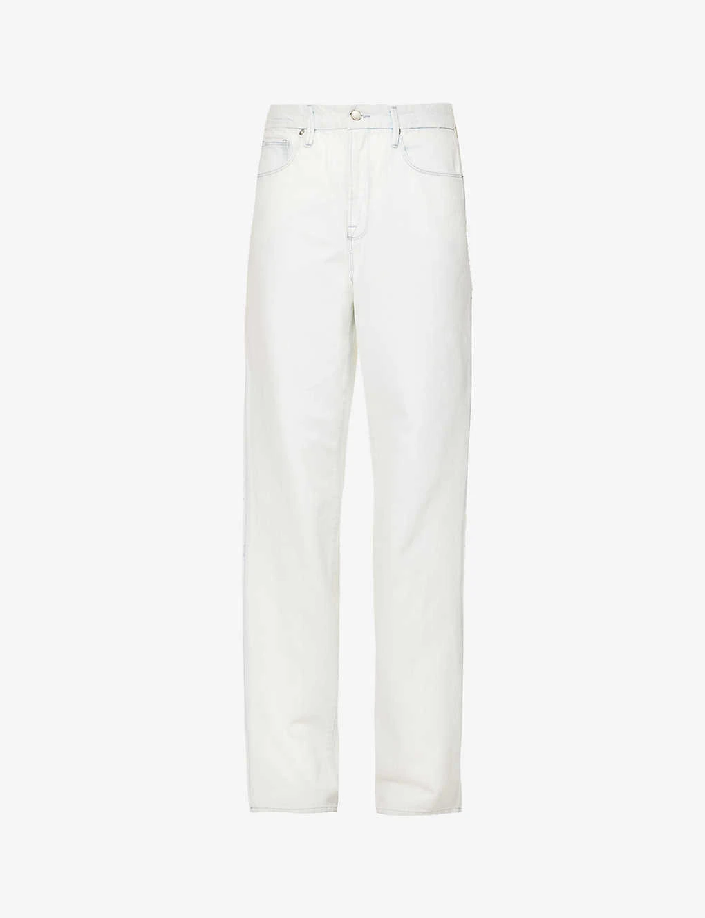 GOOD AMERICAN Good Boy Side-split Relaxed-fit Denim-blend Jeans