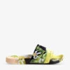 Ted Baker Azzin Lemon-printed Satin Sliders