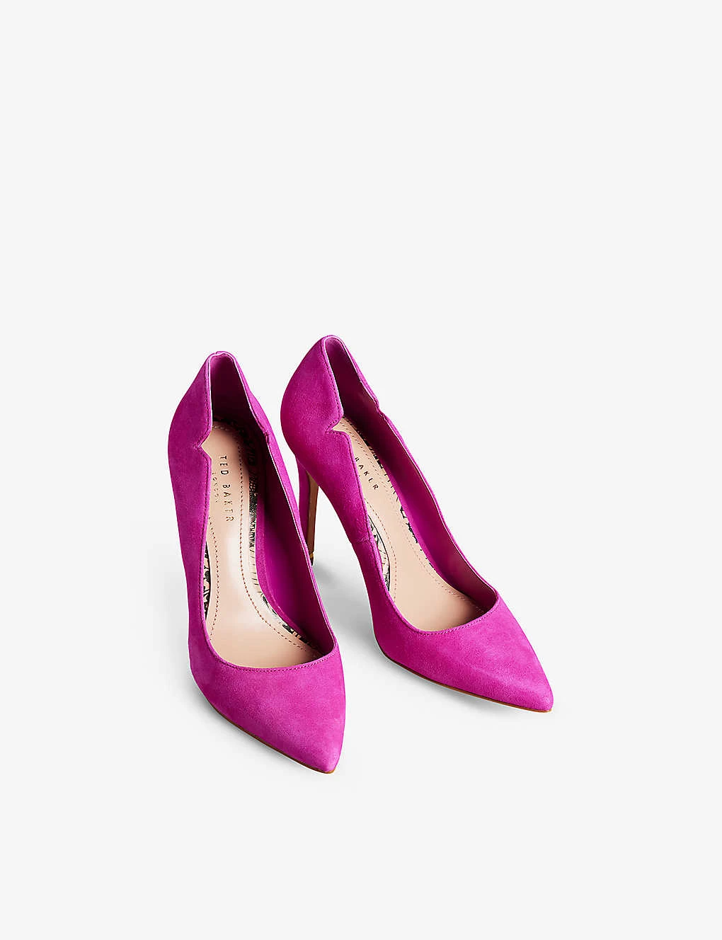 Ted Baker Orlaya Cut-out Suede Heeled Courts - Image 2