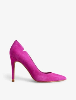Ted Baker Orlaya Cut-out Suede Heeled Courts