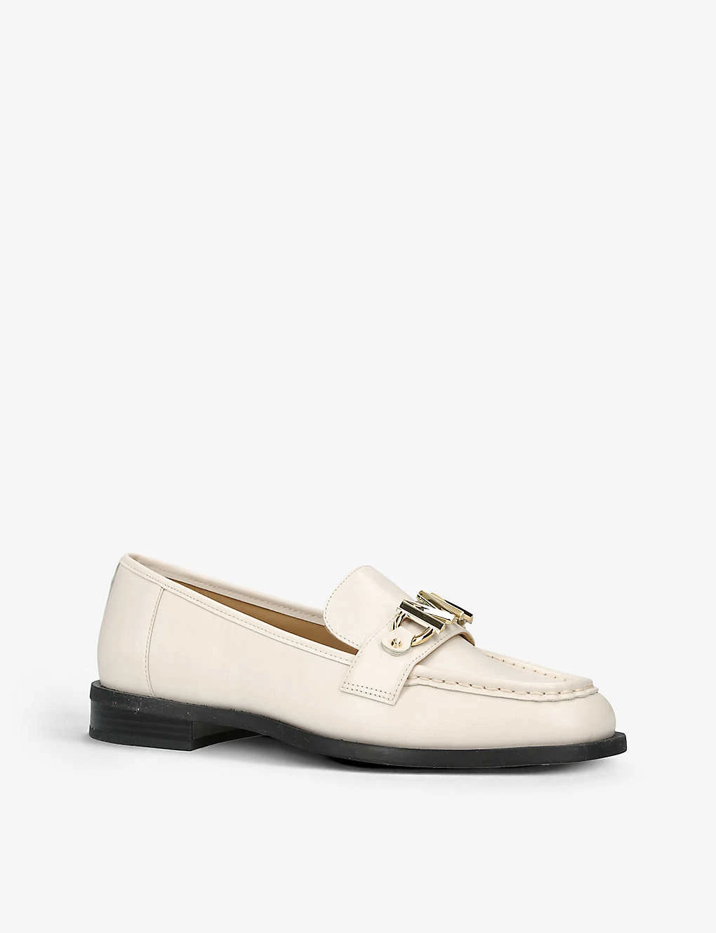 MICHAEL Michael Kors Tiegan Logo-plaque Leather Loafers - Image 3