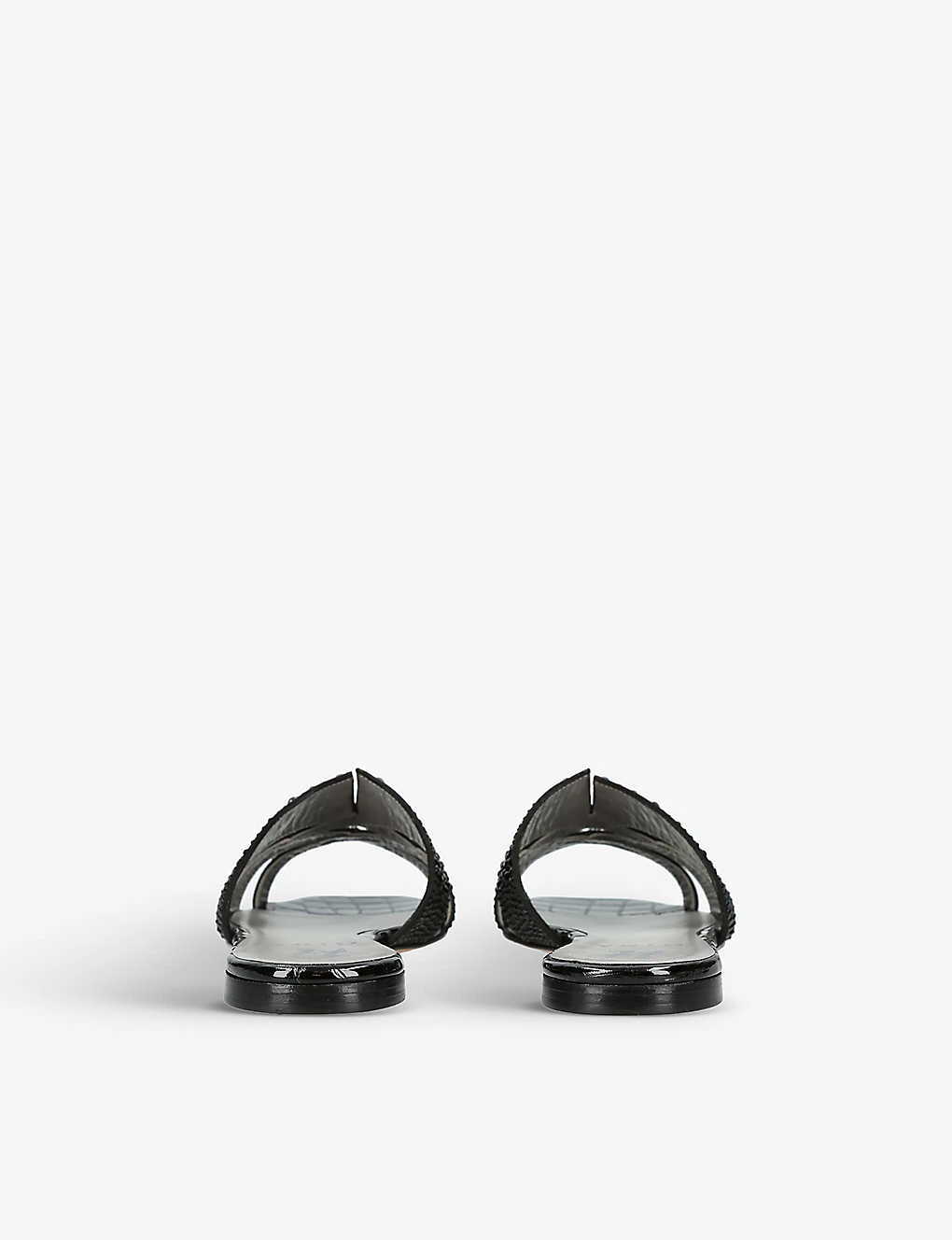 Beaux Crystal-embellished Leather Sandals - Image 4