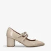 Carvela Harper Two-strap Patent-leather Heeled Courts