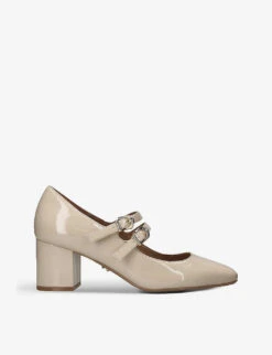 Carvela Harper Two-strap Patent-leather Heeled Courts
