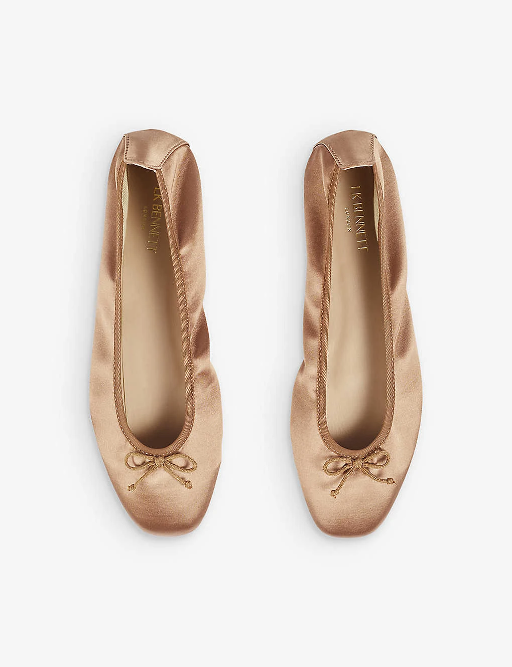 Trilly Satin Ballet Pumps - Image 2