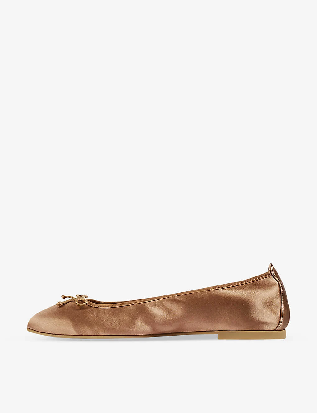 Trilly Satin Ballet Pumps - Image 3