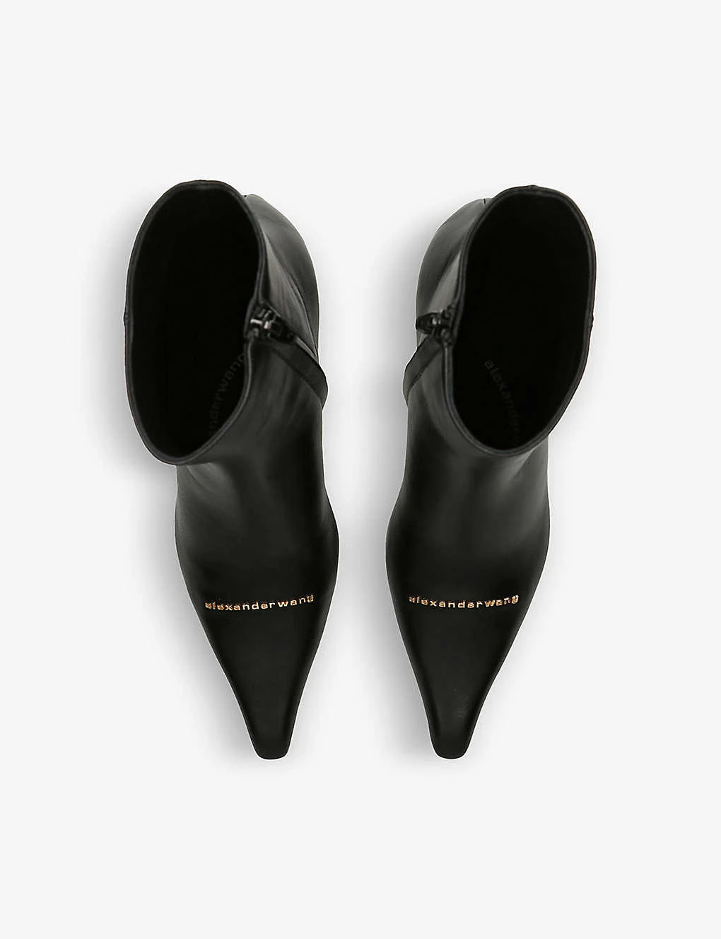 ALEXANDER WANG Viola 65 Leather Heeled Ankle Boots - Image 2