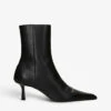 ALEXANDER WANG Viola 65 Leather Heeled Ankle Boots