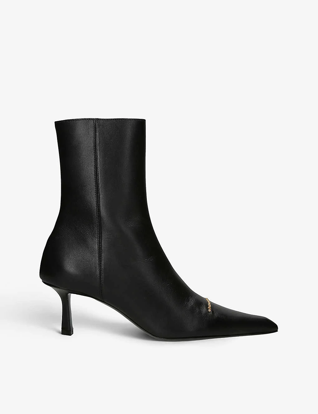 ALEXANDER WANG Viola 65 Leather Heeled Ankle Boots
